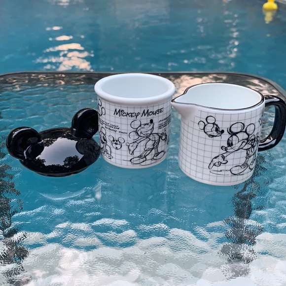 New Disney sketchbook Mickey Sugar & Creamer - Picture 5 of 7